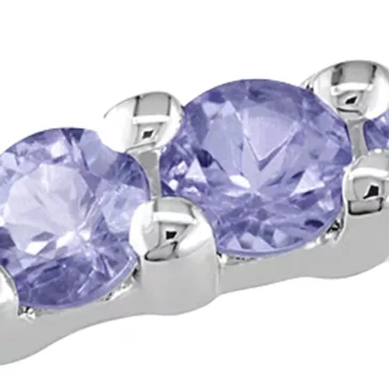 Sterling Silver Tanzanite Band