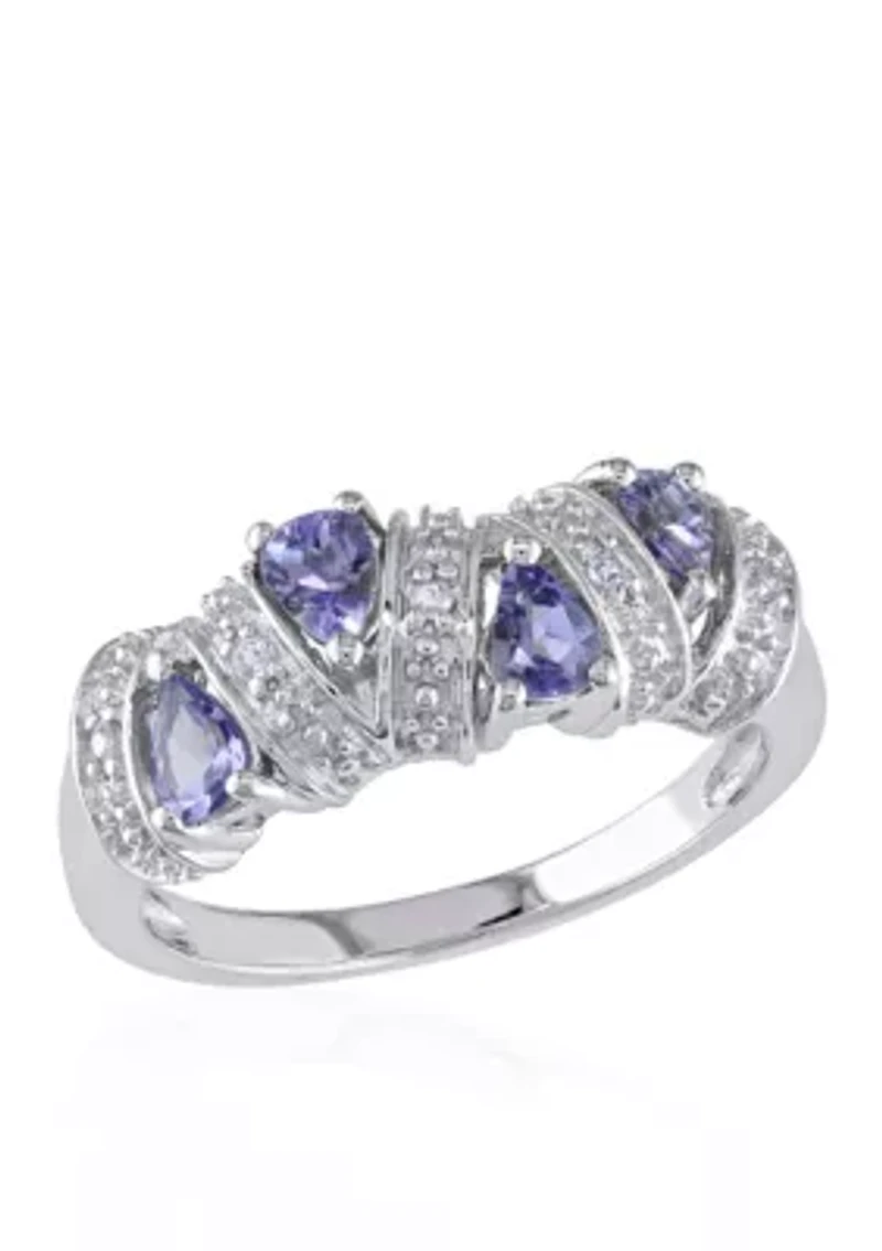 Sterling Silver Tanzanite Ring
