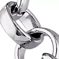 Diamond Accent Infinity Bracelet in Sterling Silver, 7.5"