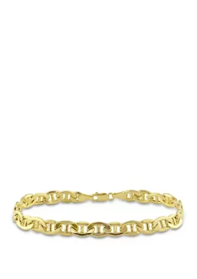 Mariner Link Chain Bracelet in 10K Yellow Gold