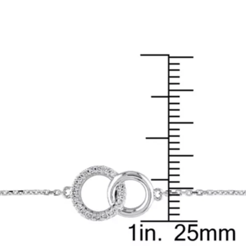Diamond Bracelet in 14k White Gold - 7" + 0.5" Ext.