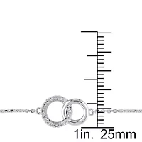 Diamond Bracelet in 14k White Gold - 7" + 0.5" Ext.