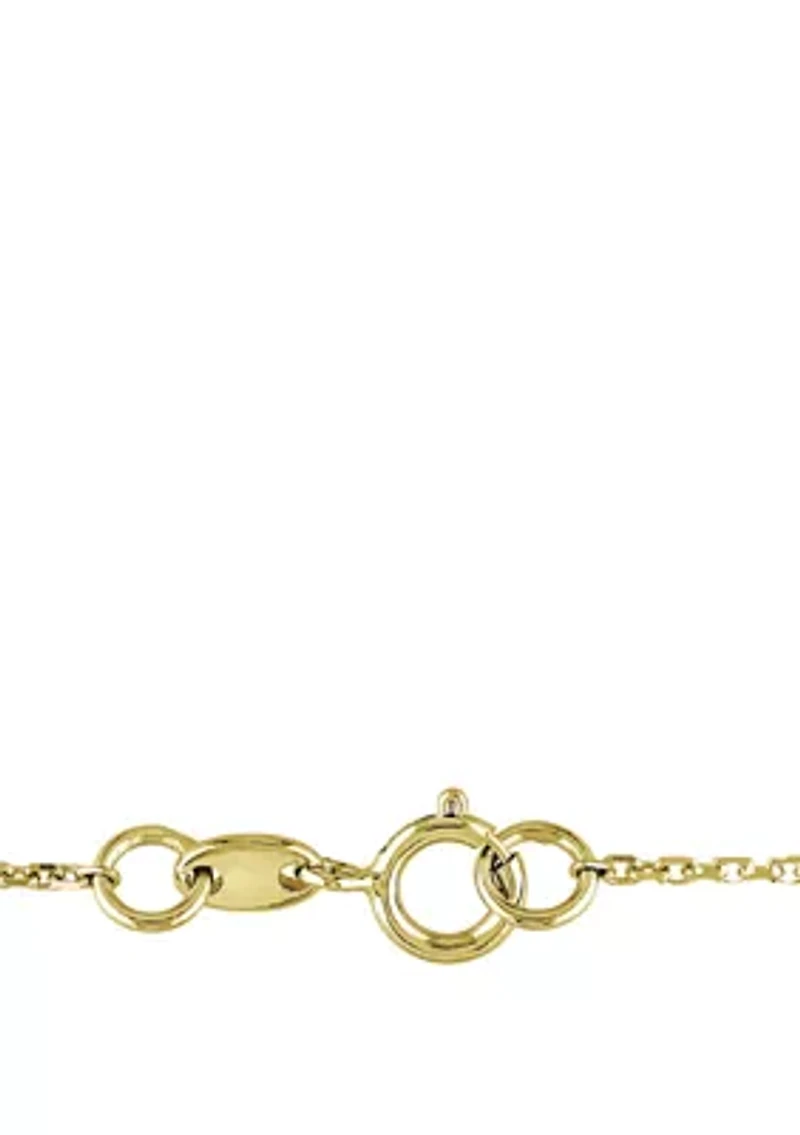 1/10 ct. t.w. Diamond Circle Cluster Bracelet