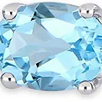 28.50 ct. t.g.w. Oval-Cut Sky-Blue Topaz Tennis Bracelet in Sterling Silver