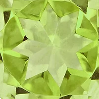 0.88 ct. t.w. Peridot and 0.1 ct. t.w. Diamond Floating Halo Pendant with Chain in 10K Yellow Gold