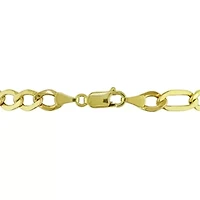 2-Piece Set of Men's Figaro Chain Necklace and Bracelet in 10K Yellow Gold, 20" & 9"