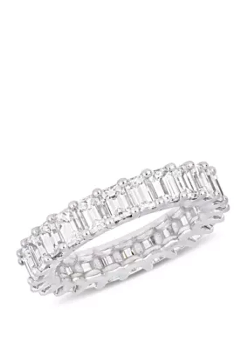 3.75 ct. t.w. Emerald Cut Diamond Eternity Ring in 18k White Gold