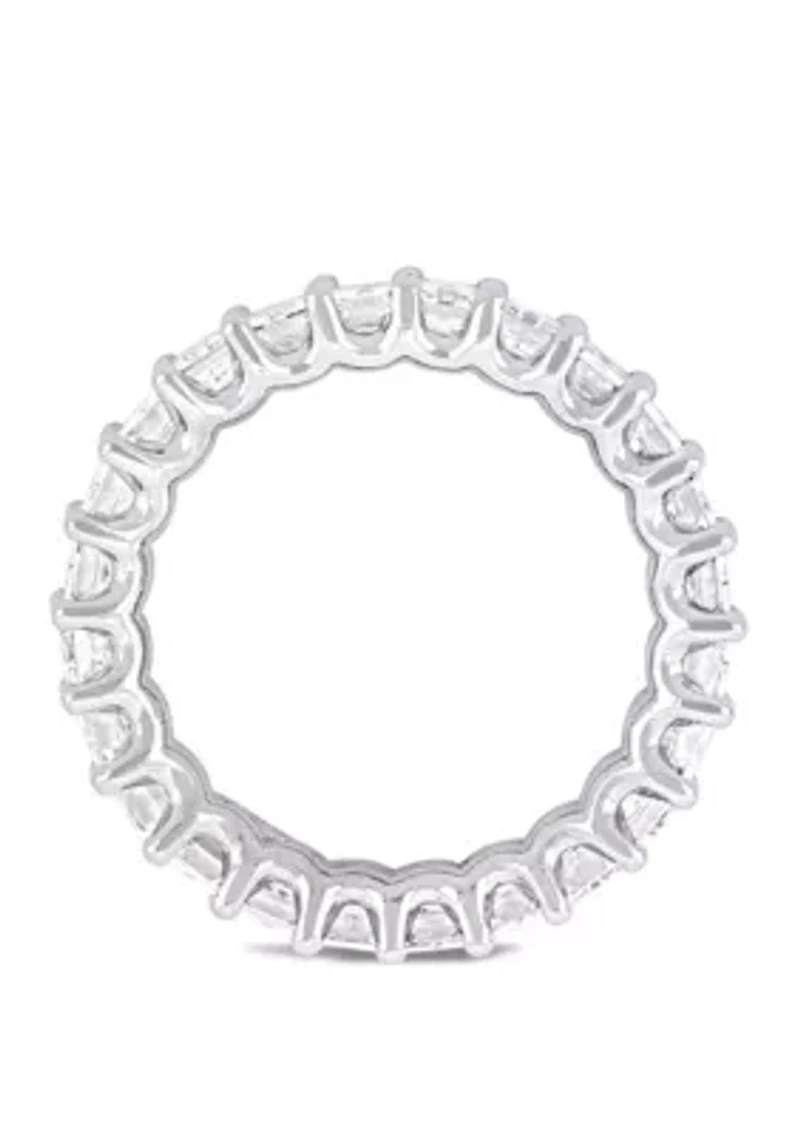3.75 ct. t.w. Emerald Cut Diamond Eternity Ring in 18k White Gold