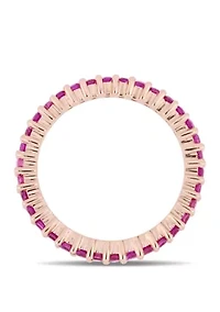 1.5 ct. t.w. Pink Sapphire Eternity Band in 14k Rose Gold