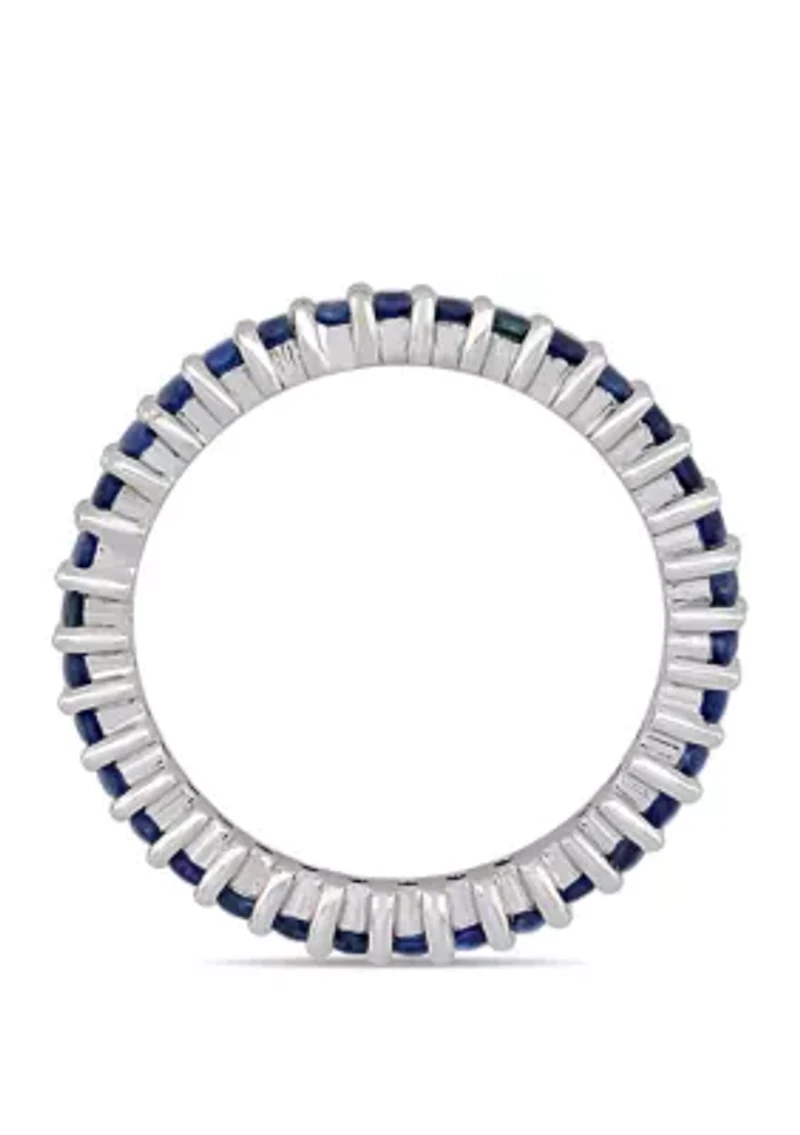1.75 ct. t.w. Sapphire Eternity Ring in 14k White Gold