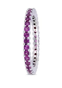 1.75 ct. t.w. Rhodolite Eternity Ring in 14k White Gold