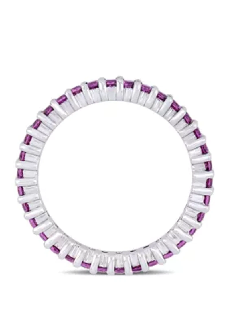 1.75 ct. t.w. Rhodolite Eternity Ring in 14k White Gold