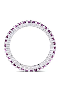1.75 ct. t.w. Rhodolite Eternity Ring in 14k White Gold