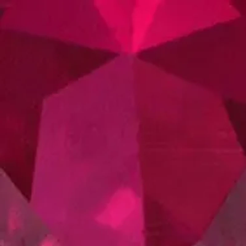 1 ct. t.w. Created Ruby and 1/5 ct. t.w. Diamond Halo Heart Pendant with Chain in 10k White Gold