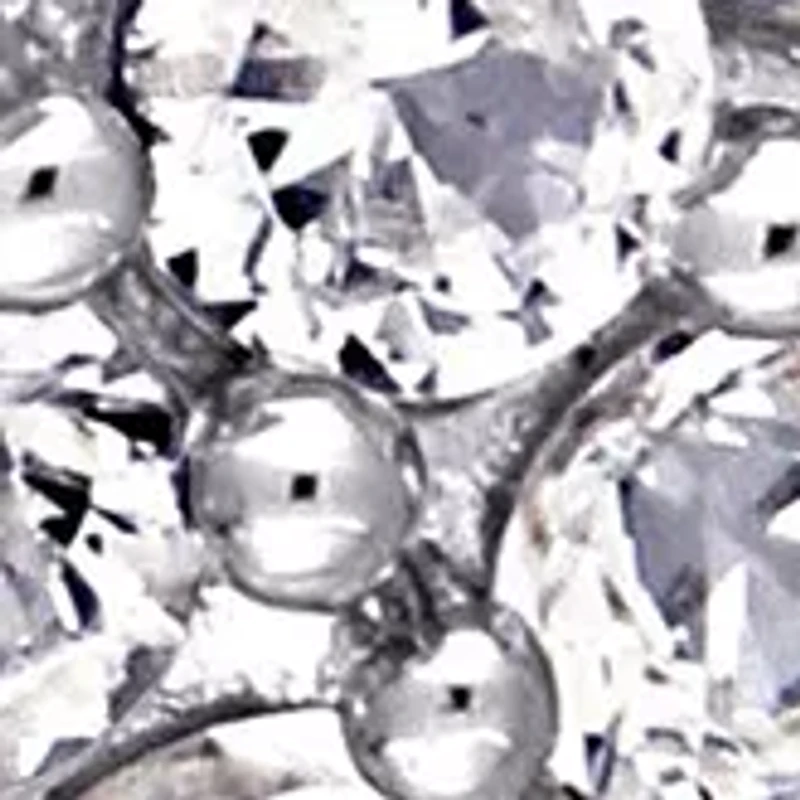 Lab Created 1.09 ct. t.g.w. Created Pink and White and Blue Sapphire Bunny Necklace in Sterling Silver