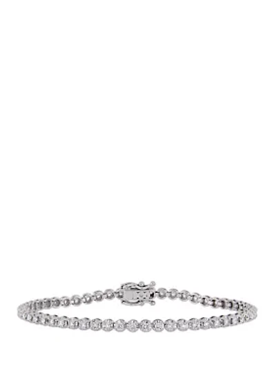 1.63 ct. t.w. Diamond Tennis Bracelet in 14k White Gold