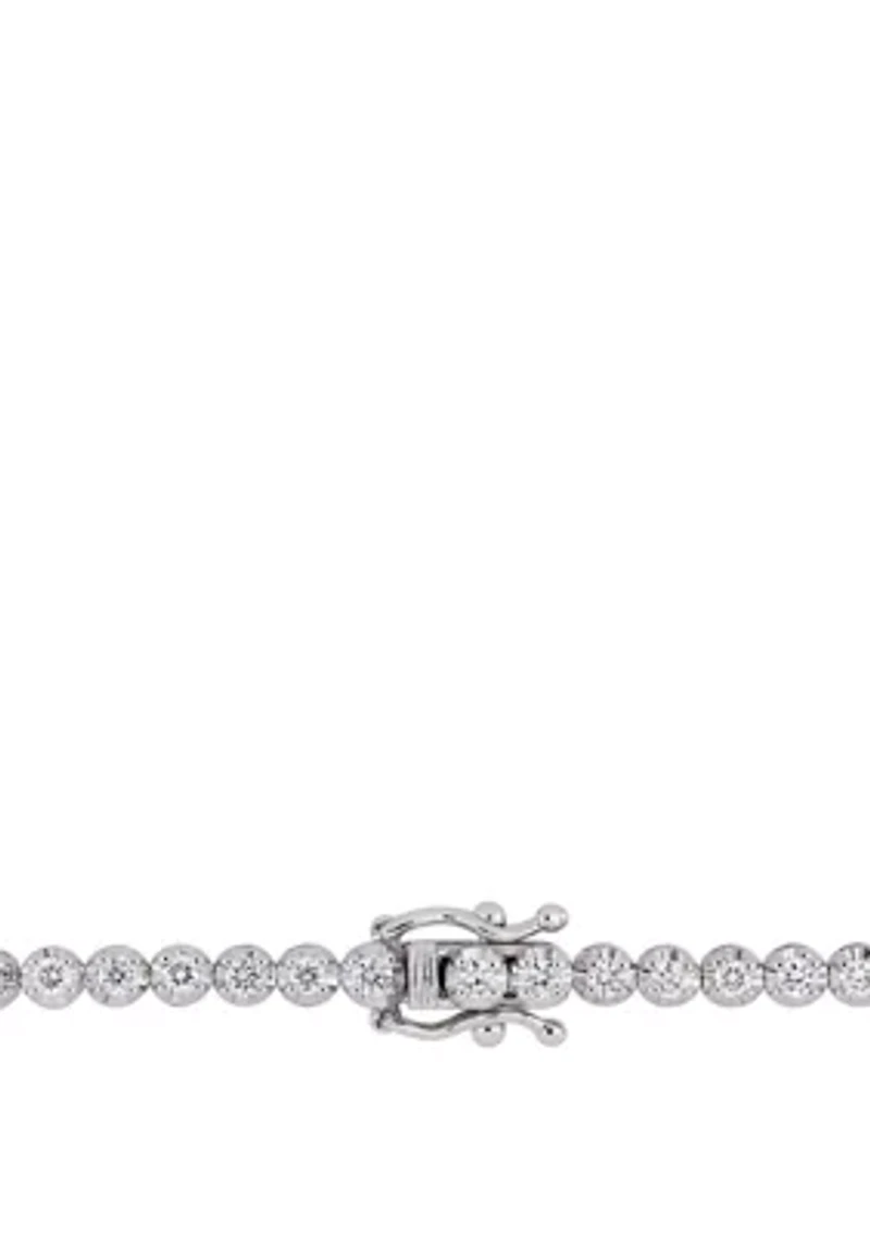 1.63 ct. t.w. Diamond Tennis Bracelet in 14k White Gold