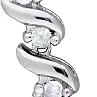 1 ct. t.w. Diamond Tennis Necklace in Sterling Silver