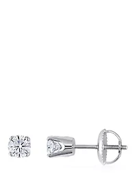 1/2 ct. t.w. Diamond Stud Earrings in 14k White Gold