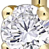  1/4 ct. t.w. Diamond 3 Stone Drop Earrings in 14k Yellow Gold
