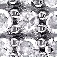  1 ct. t.w. Diamond Grid Halo Earrings in Sterling Silver