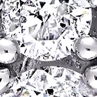  1 ct. t.w. Diamond Composite Pear Shape Halo Earrings in 10K White Gold