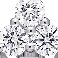 11-12 Millimeter Cultured South Sea Pearl and 1 ct. t.w. Diamond Cuff Earrings in 14K White Gold