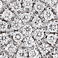 1/3 ct. t.w. Diamond Circular Cluster Stud Earrings in 14K White Gold