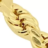 3 MM Rope Chain Necklace in 10K Yellow Gold, 20"