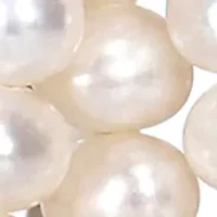 Cultured Freshwater Pearl Tassel Drop Earrings in Sterling Silver