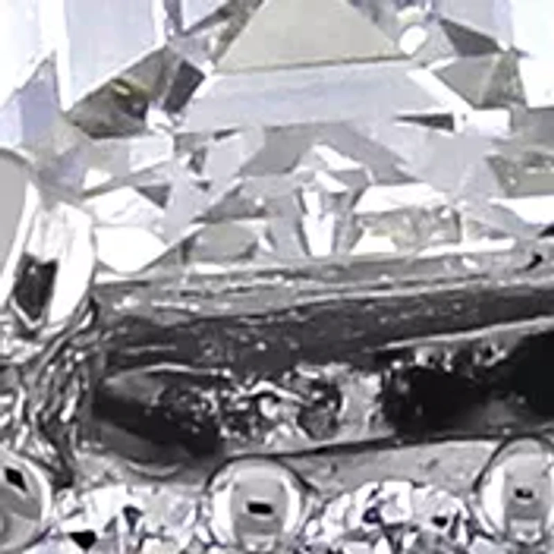 3/4 ct. t.w. Diamond Emerald Cut Halo Split Shank Bridal Set 14k White Gold