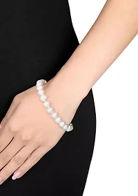 7.5-8mm Freshwater Cultured Pearl Bracelet in Sterling Silver - 7.5 in
