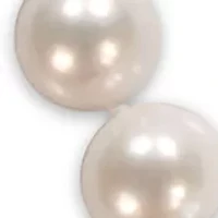 10-12 Millimeter Cultured Freshwater Pearl Necklace with 14k Yellow Gold Ball Clasp