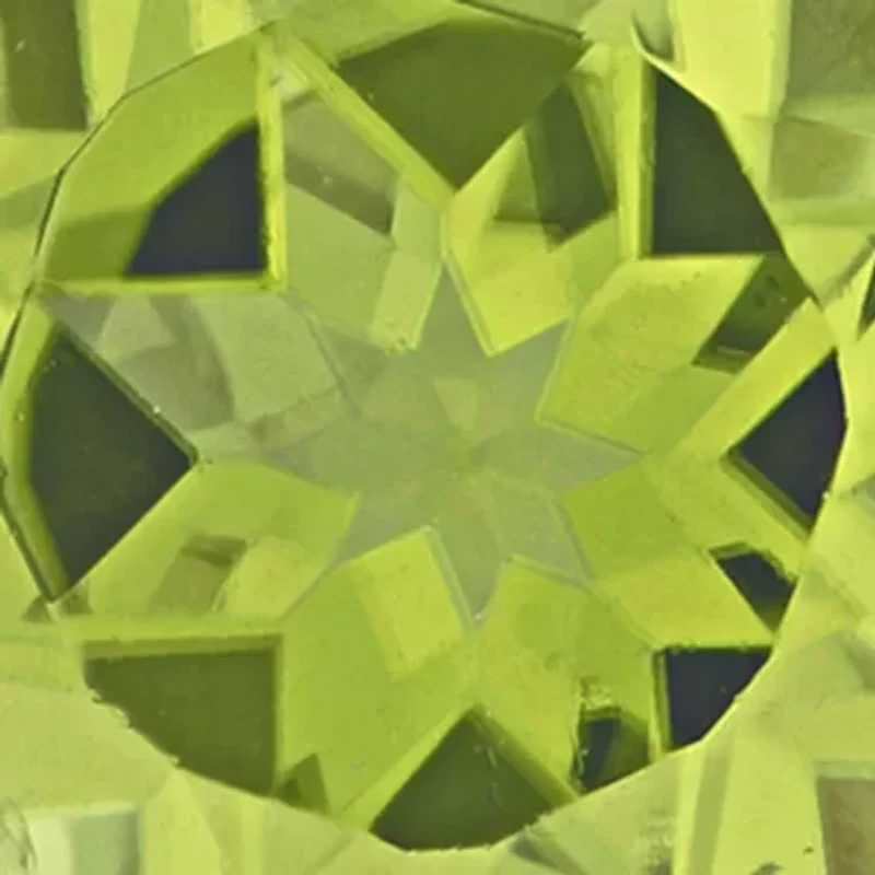 1.5 ct. t.w. Peridot and Diamond-Accent Floral Pendant With Chain In 14K Yellow Gold