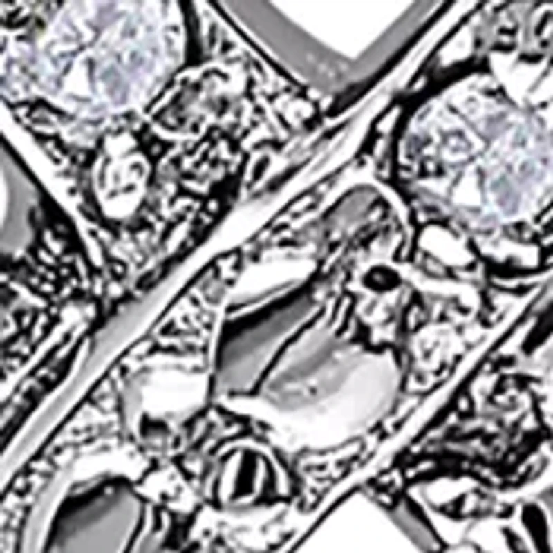 Diamond Accent Infinity Heart Pendant With Chain In Sterling Silver