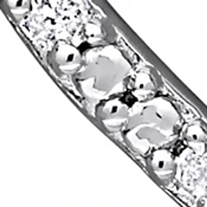 1/10 ct. t.w. Diamond Infinity Heart Pendant with Chain in Sterling Silver
