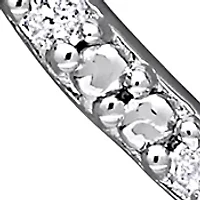 1/10 ct. t.w. Diamond Infinity Heart Pendant with Chain in Sterling Silver