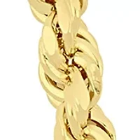 22 Inch Rope Chain Necklace in 14k Yellow Gold (4mm)