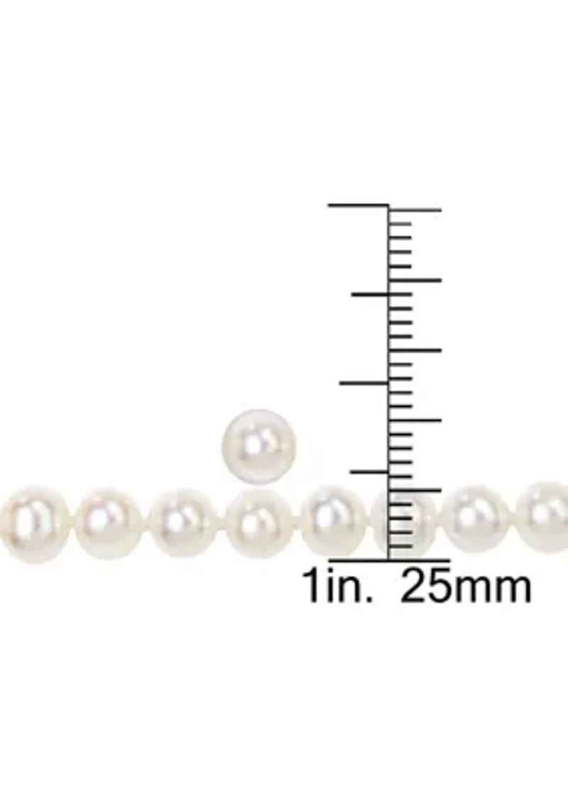 3-Piece Freshwater Cultured Pearl Bracelet, Necklace, and Earring Set