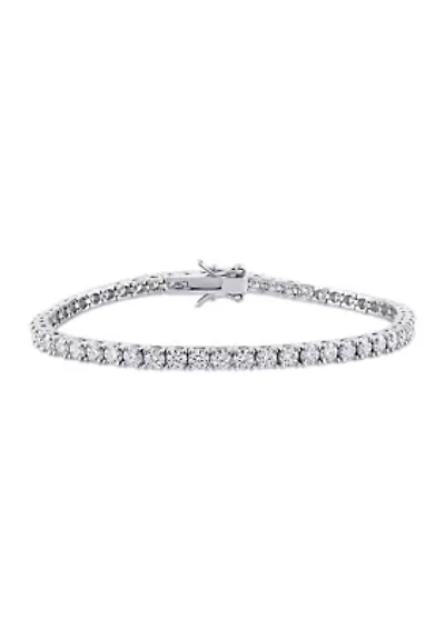 5 ct. t.w. Created Moissanite Tennis Bracelet in Sterling Silver