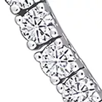5.1 ct. t.w. Created Moissanite Tennis Necklace in Sterling Silver