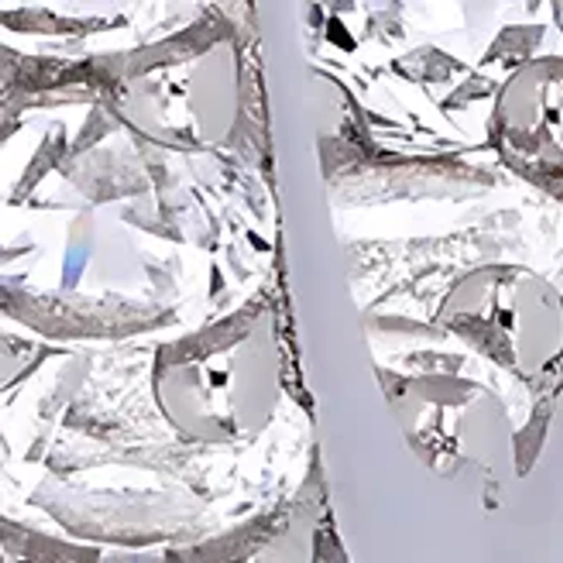 Lab Created 3.5 ct. t.w. Created White Sapphire Inside Outside Hoop Earrings in Sterling Silver