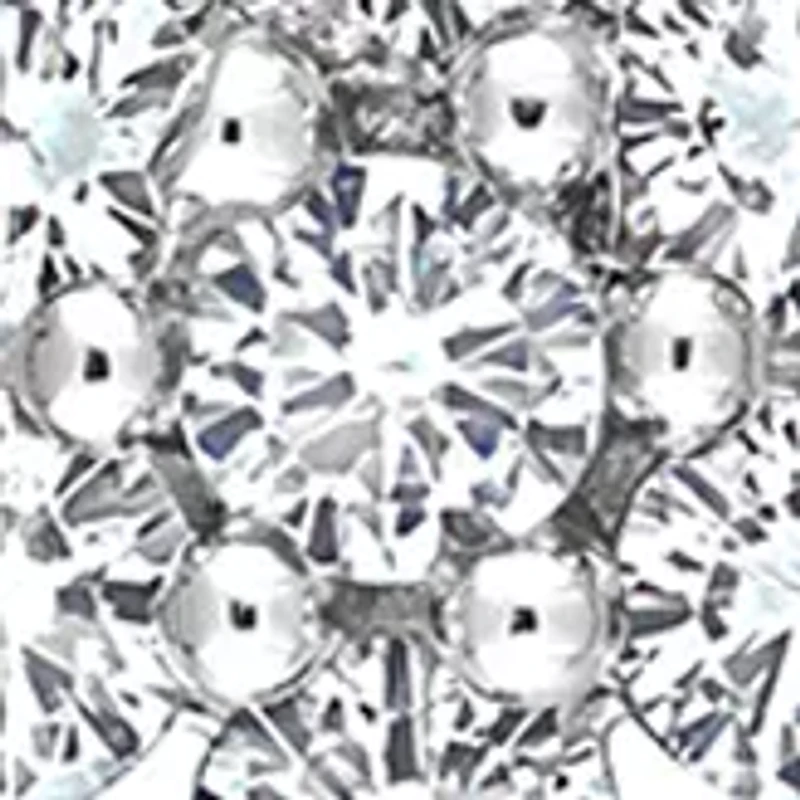 Lab Created 1.25 ct. t.w. Created White Sapphire Infinity Floral Necklace in Sterling Silver