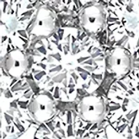 Lab Created 1.25 ct. t.w. Created White Sapphire Infinity Floral Necklace in Sterling Silver