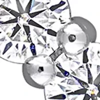 2.4 ct. t.w. Created Moissanite Heart Necklace in Sterling Silver