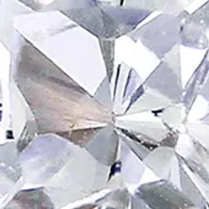 Lab Created 1/2 CT TGW Created White Sapphire Square Stud Earrings in 10k White Gold