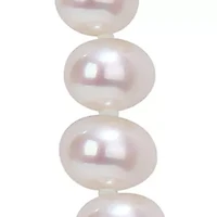 5-6MM Freshwater Cultured Pearl 18" Strand Necklace with Sterling Silver Clasp