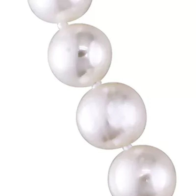 7.5-8MM Cultured Freshwater Pearl 18" Strand Necklace with Sterling Silver Clasp