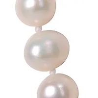 7.5-8MM Cultured Freshwater Pearl 24" Strand Necklace with Sterling Silver Clasp