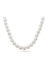 10-13MM South Sea Pearl Graduated 18" Strand Necklace with 14k Yellow Gold Clasp